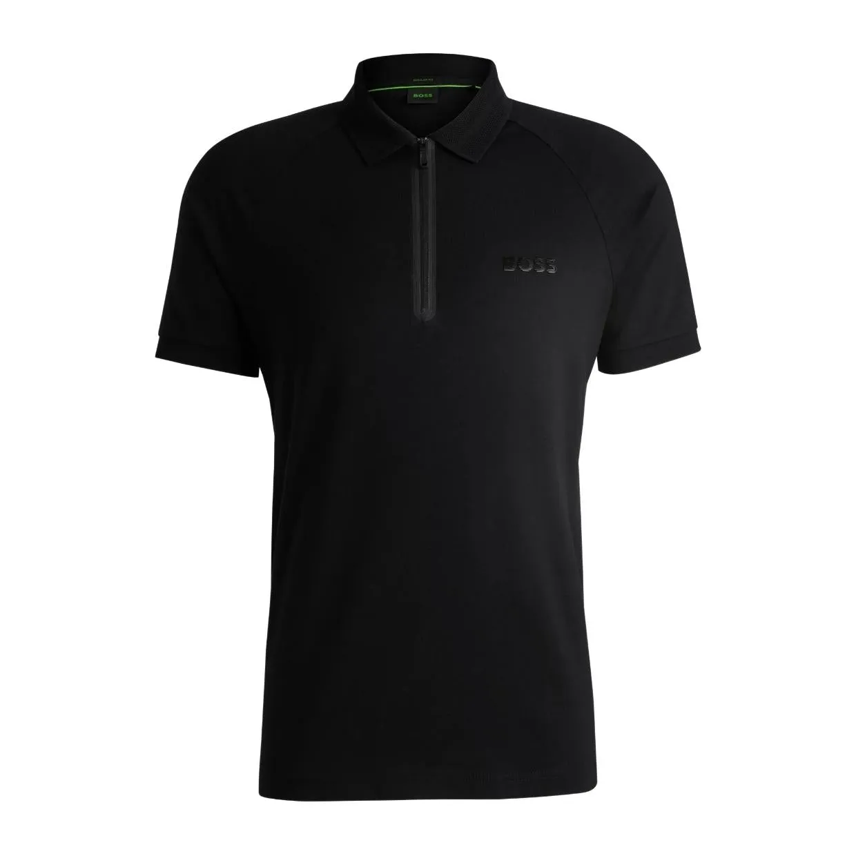 BOSS Philix Mirror Black Polo Shirt