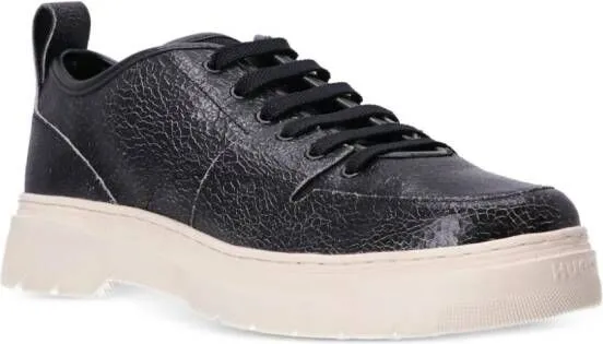 BOSS Urian Oxfr leather sneakers Black