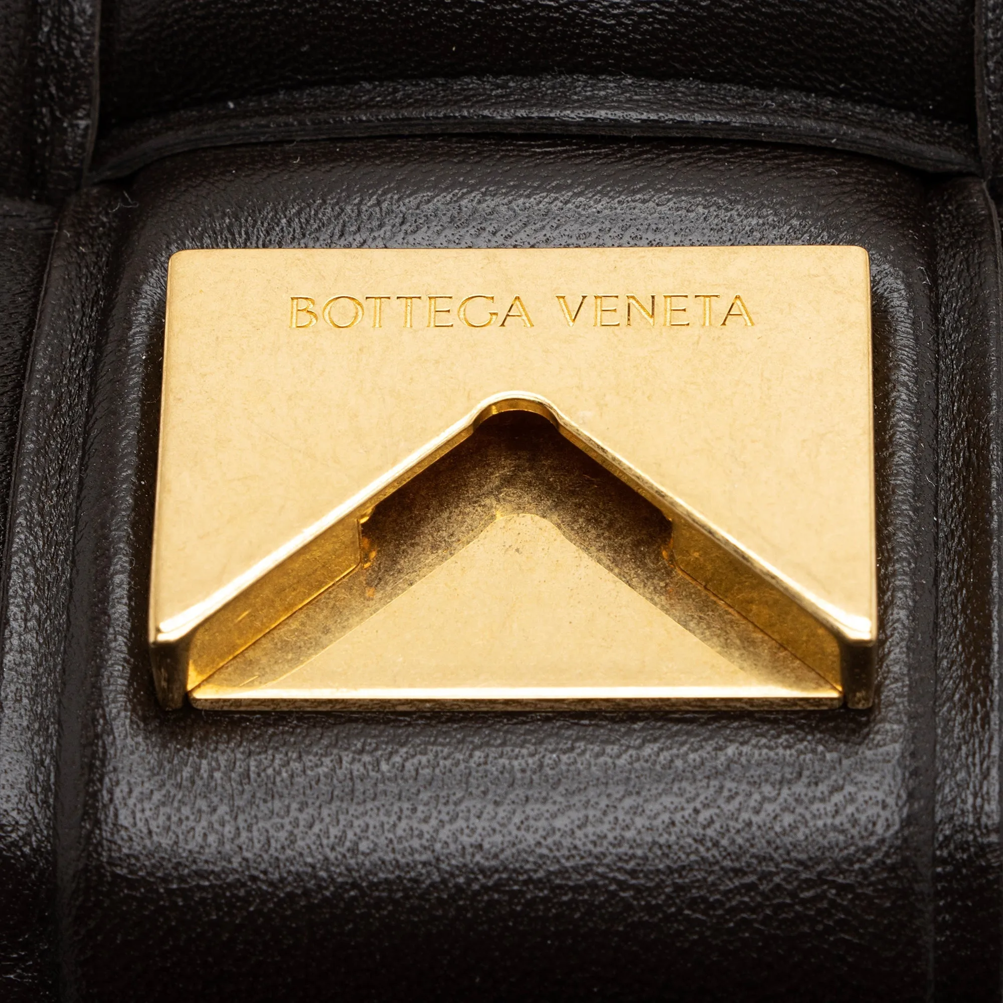 Bottega Veneta Lambskin Cassette Chain Maxi Shoulder Bag