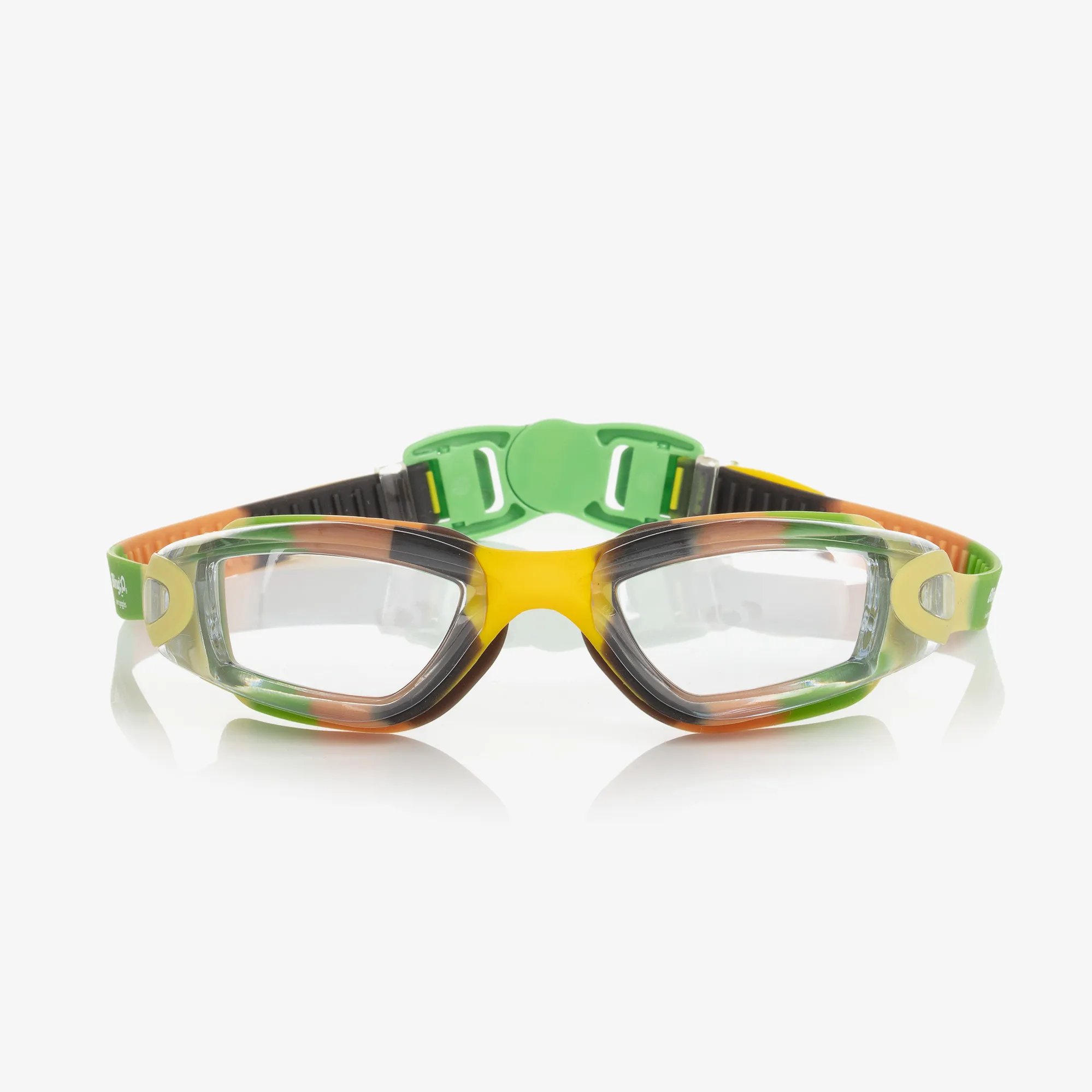 Boys Green Camouflage Swimming Goggles