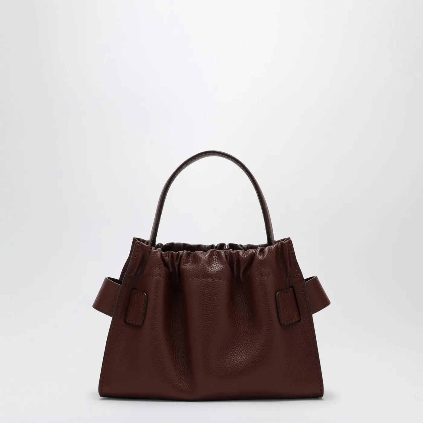 Boyy    Boyy Square Scrunchy Soft Brown Leather Bag