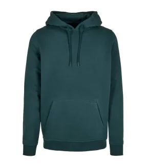 Build Your Brand Mens Heavy Pullover Hoodie (Bottle Green) - UTRW5681