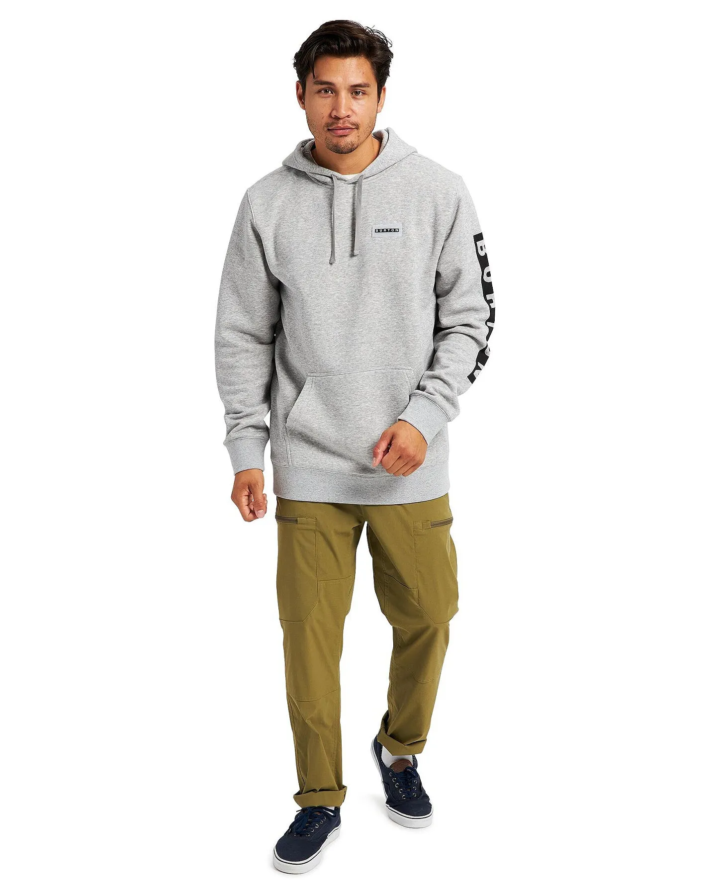 Burton Vault Pullover Hoodie - Gray Heather