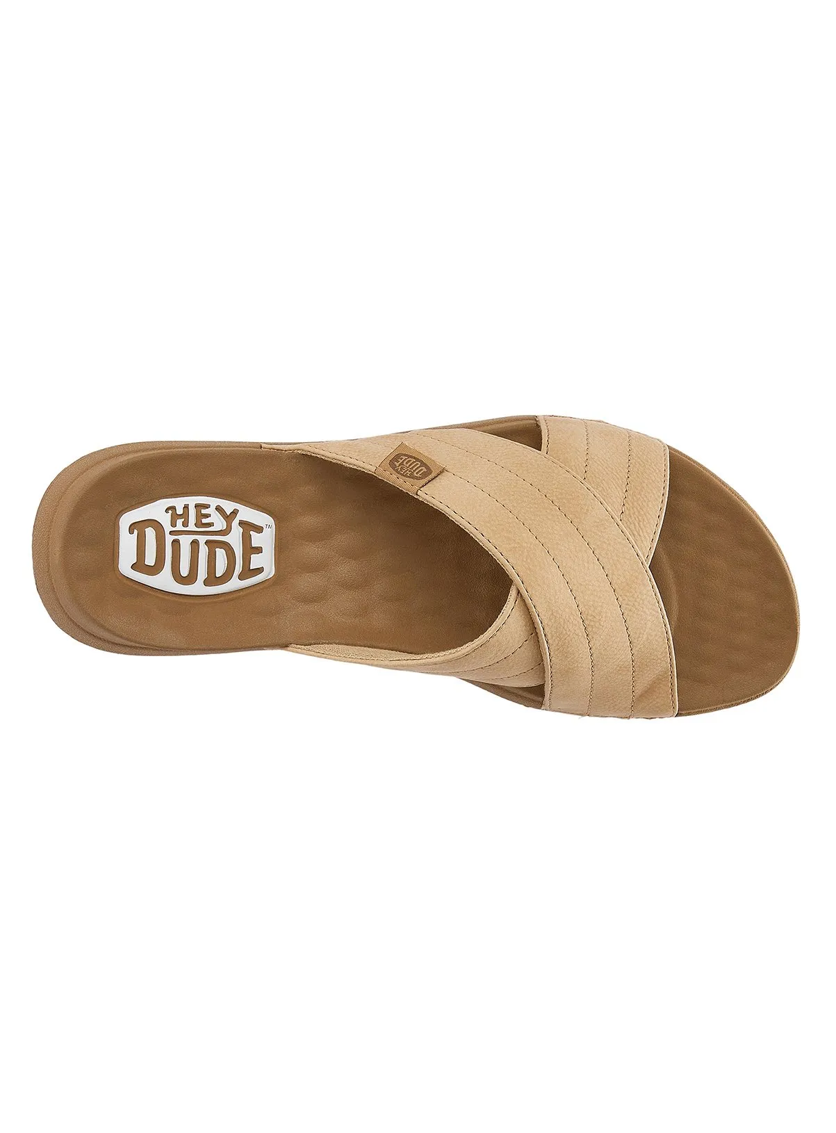 Buy HEYDUDE Christi Slide Distressed Nut 5 | Sandals | Tu