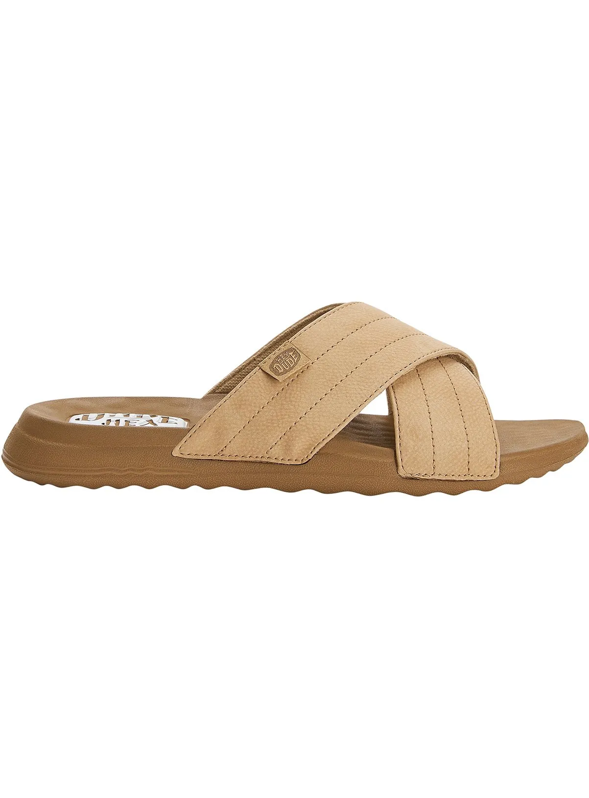 Buy HEYDUDE Christi Slide Distressed Nut 5 | Sandals | Tu