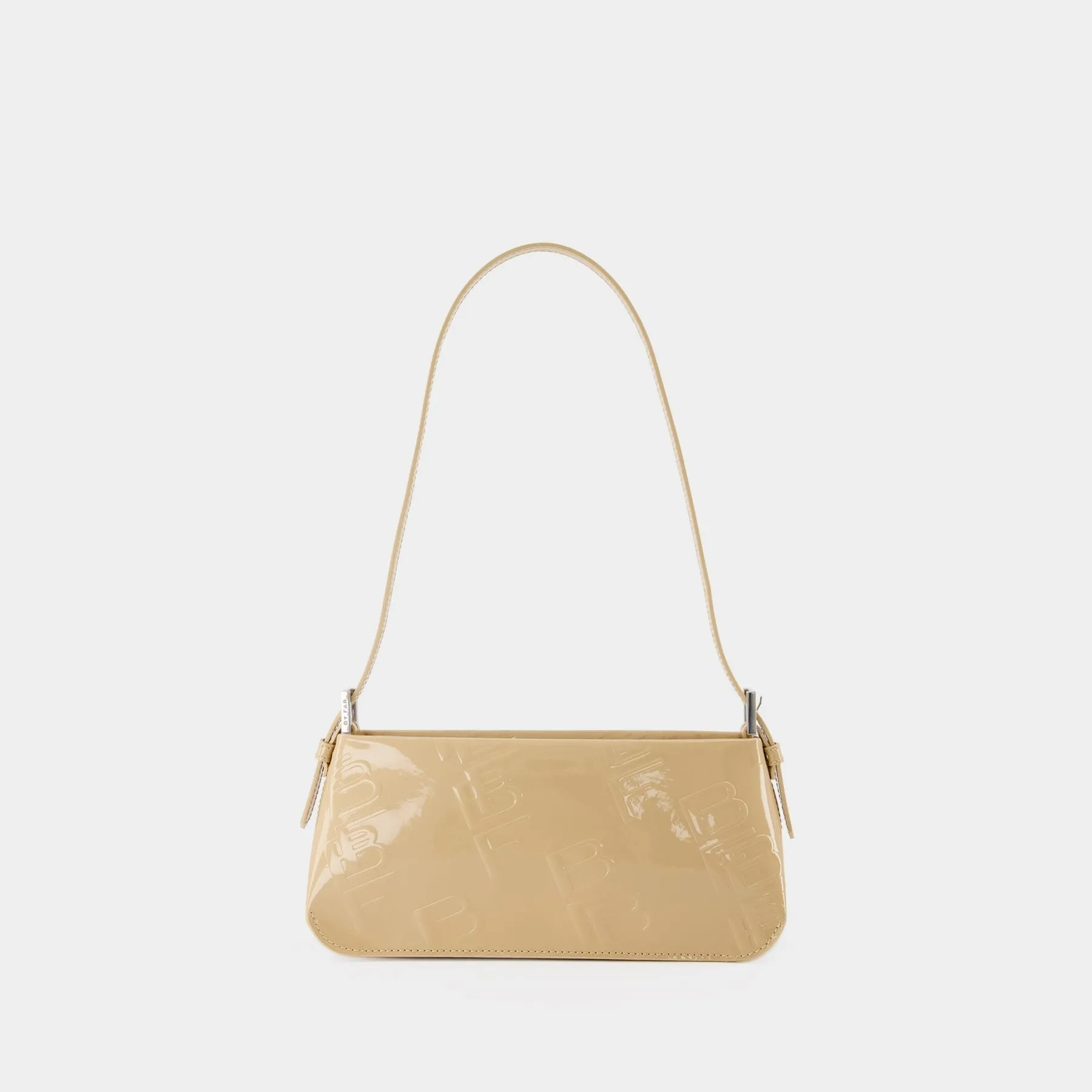 By Far  Dulce Hobo Bag - By Far - Kraft - Patent Leather