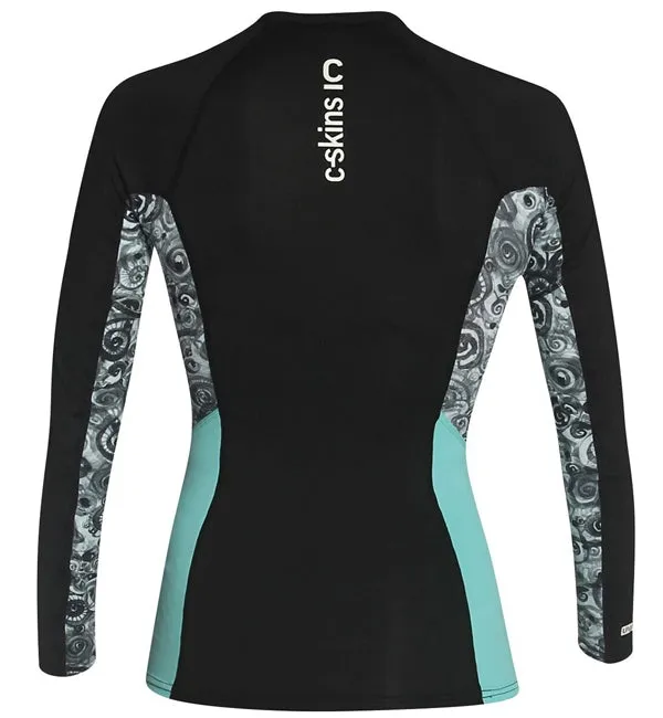 C-Skins Womens Long Sleeved Solace Crew Neck Rash Vest