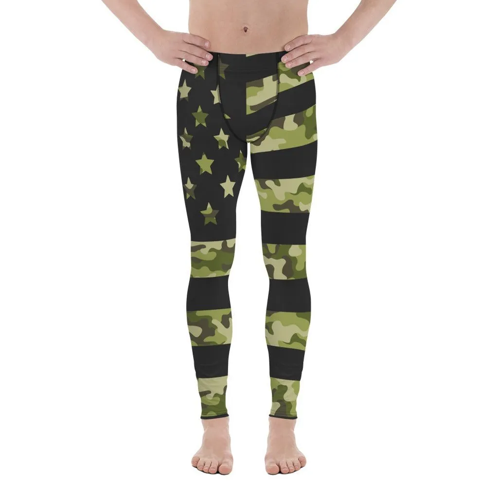 Camo Patriotic Men's Leggings