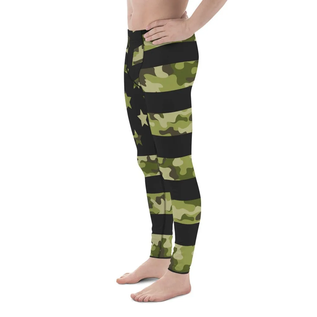 Camo Patriotic Men's Leggings