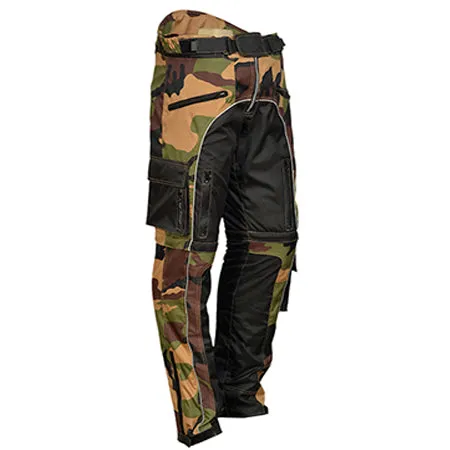 Camo Textile Motorcycle Trousers Convenient Wear 2