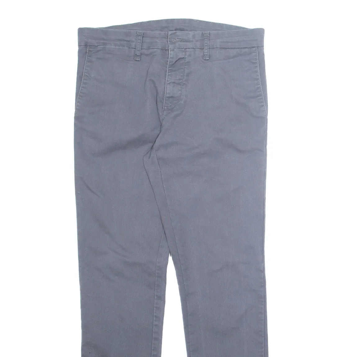 CARHARTT Chino Womens Trousers Grey Regular Tapered W32 L32