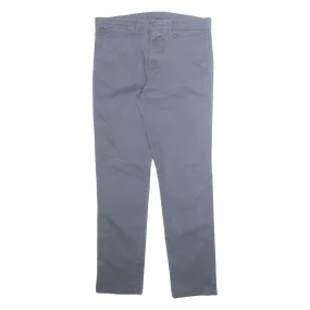 CARHARTT Chino Womens Trousers Grey Regular Tapered W32 L32