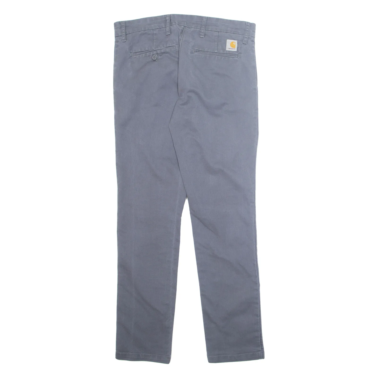 CARHARTT Chino Womens Trousers Grey Regular Tapered W32 L32