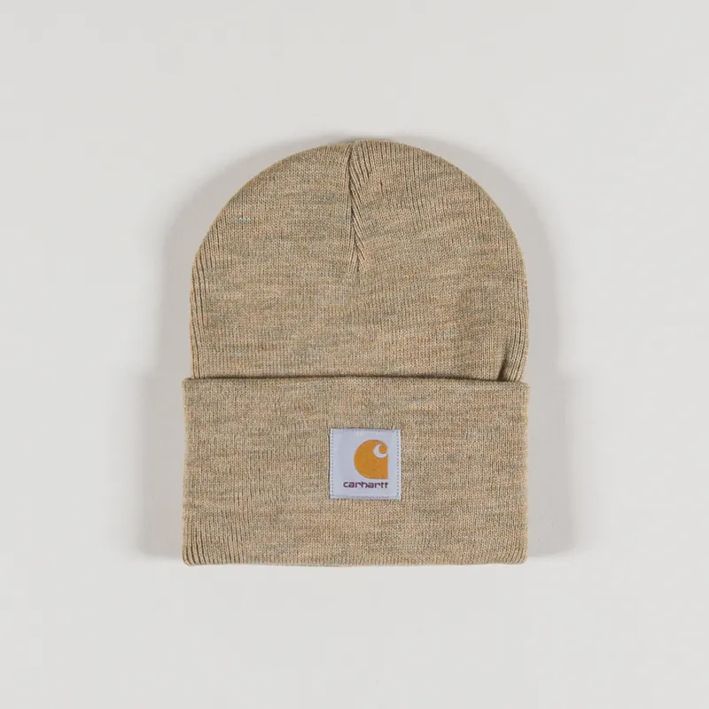 Carhartt WIP Acrylic Watch Hat Leather Heather