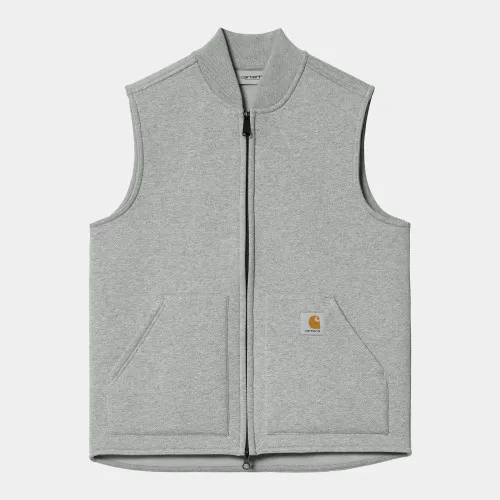 Carhartt WIP Car-Lux Vest Grey Heather / Grey ,Car-Lux, 50/50% Cotton/Polyester, 14.2 oz