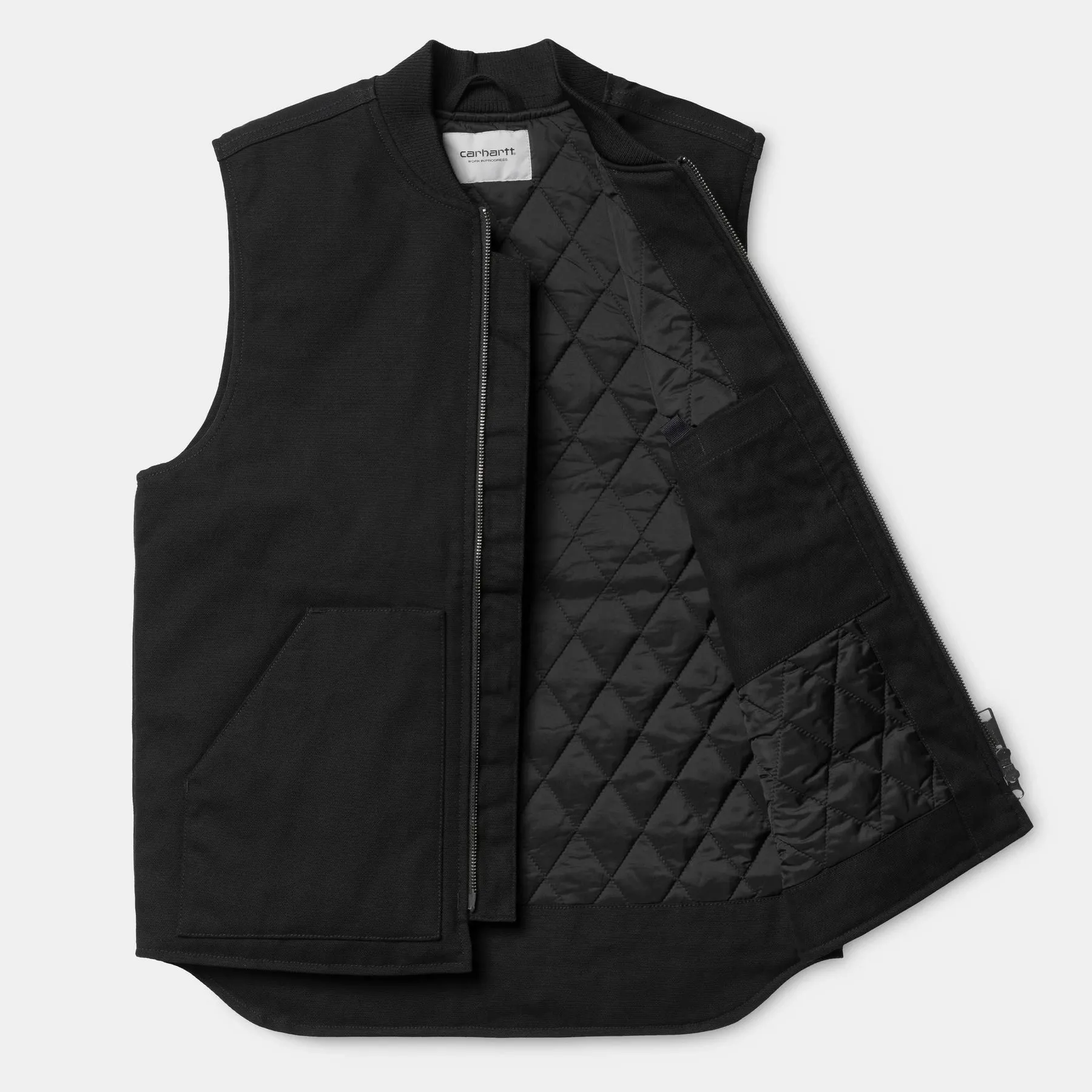 Carhartt WIP Vest - Black Rigid Organic Cotton