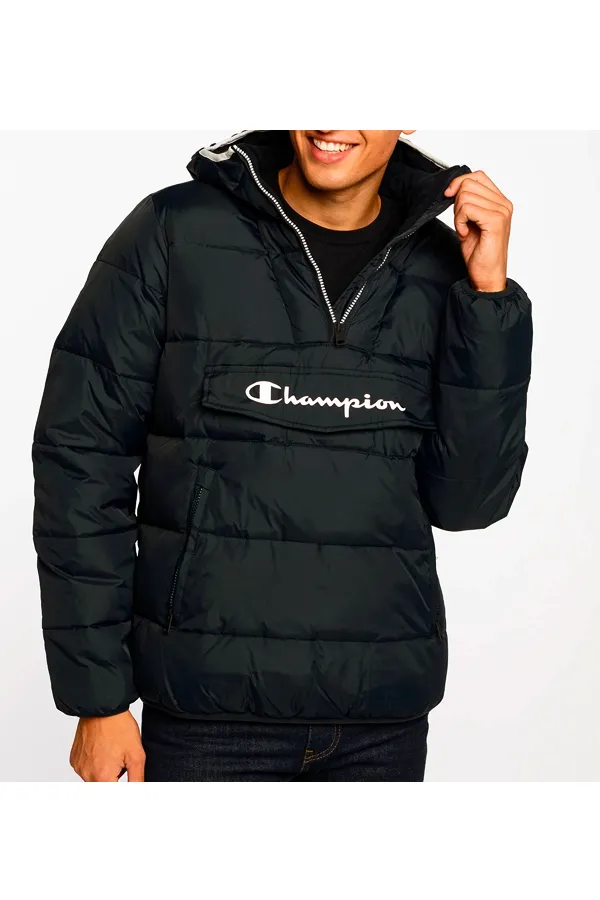 Champion Legacy 1/2 Zip Jacket Black