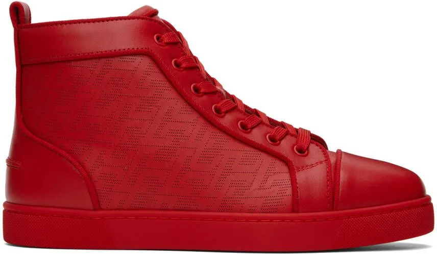 Christian Louboutin Red Louis Orlato Sneakers