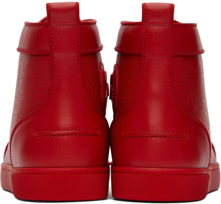 Christian Louboutin Red Louis Orlato Sneakers