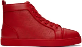 Christian Louboutin Red Louis Orlato Sneakers