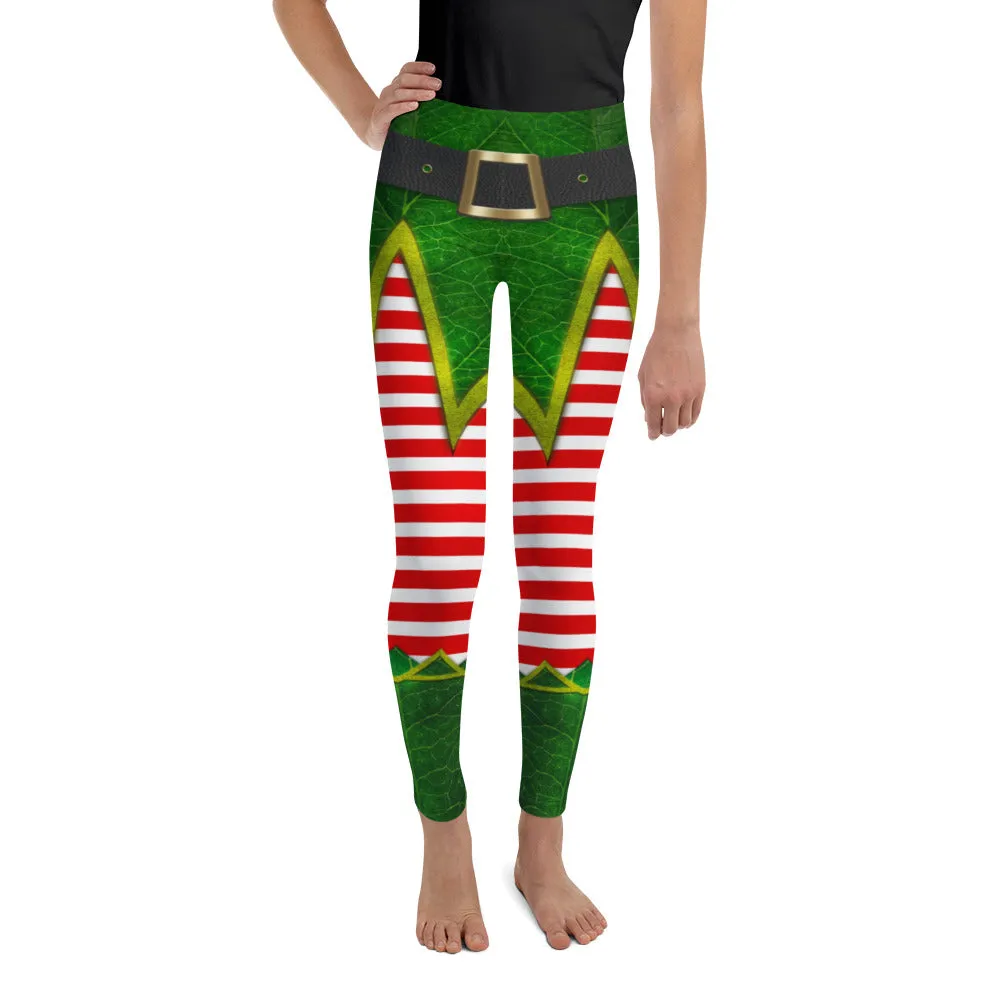 Christmas Elf Youth Leggings