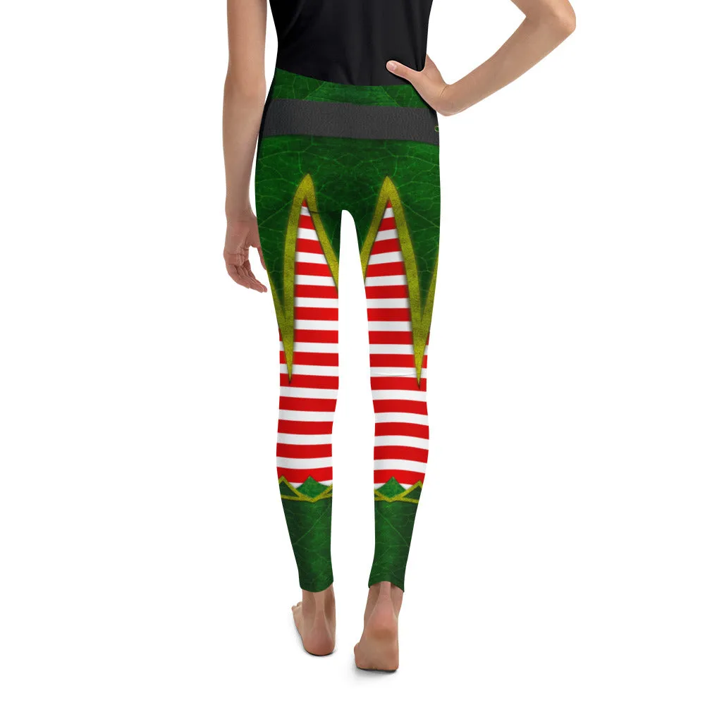 Christmas Elf Youth Leggings