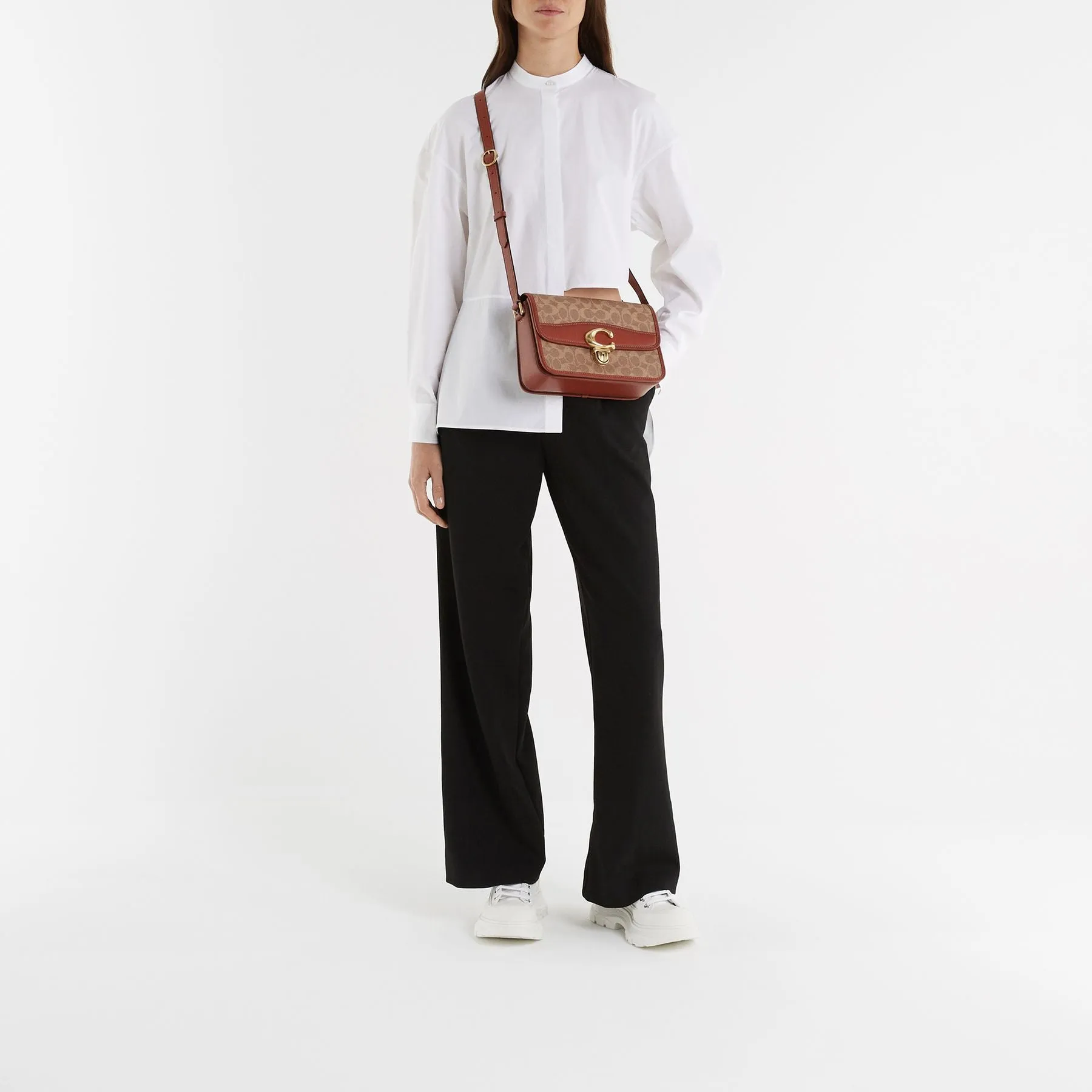 Coach  Studio Shoulder Hobo Bag - Coach - Tan Rust - Canva