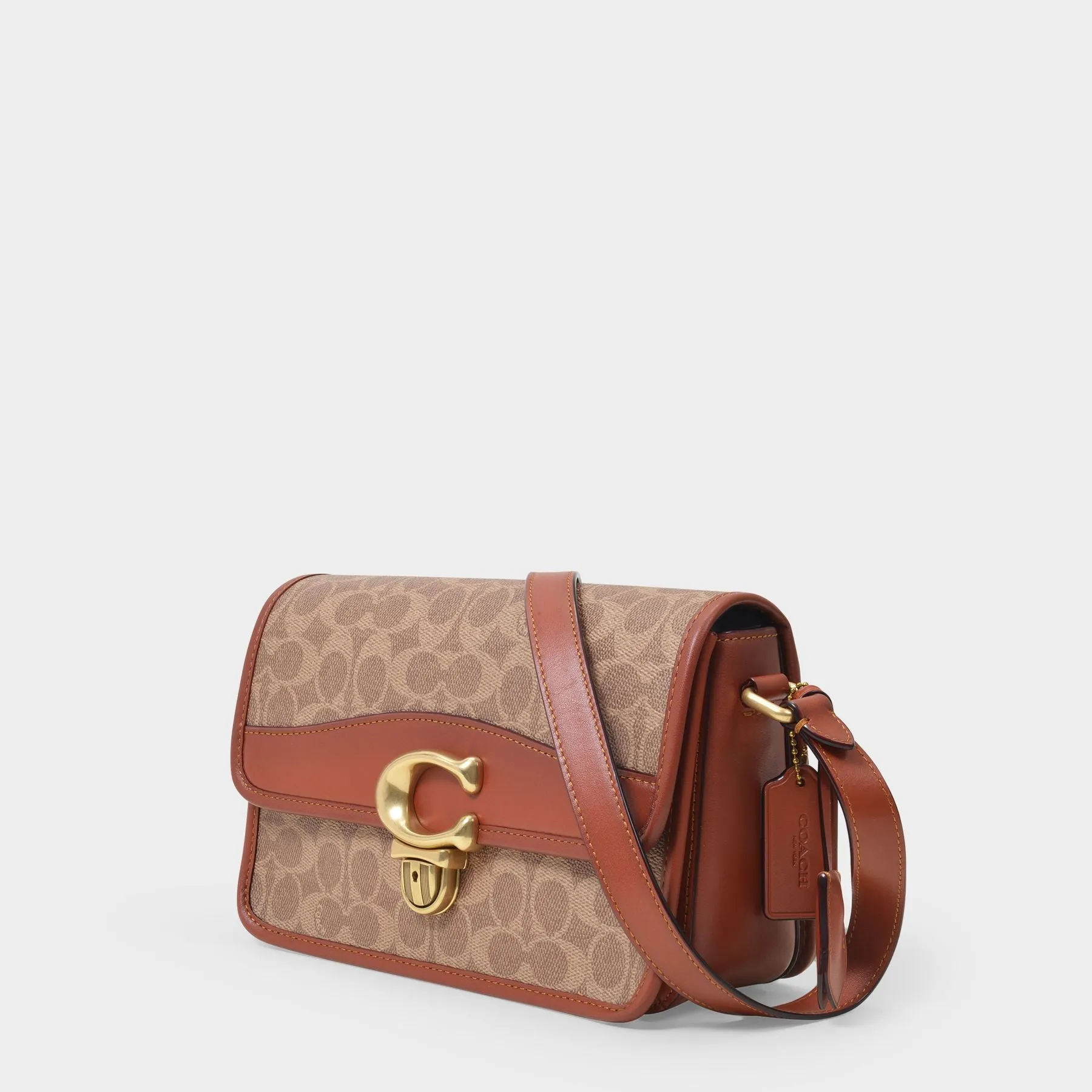 Coach  Studio Shoulder Hobo Bag - Coach - Tan Rust - Canva