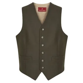 Cobham: Men's Moleskin Green Waistcoat