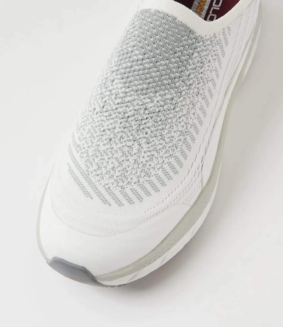 COLORADO Balti White Grey Knit Sneakers