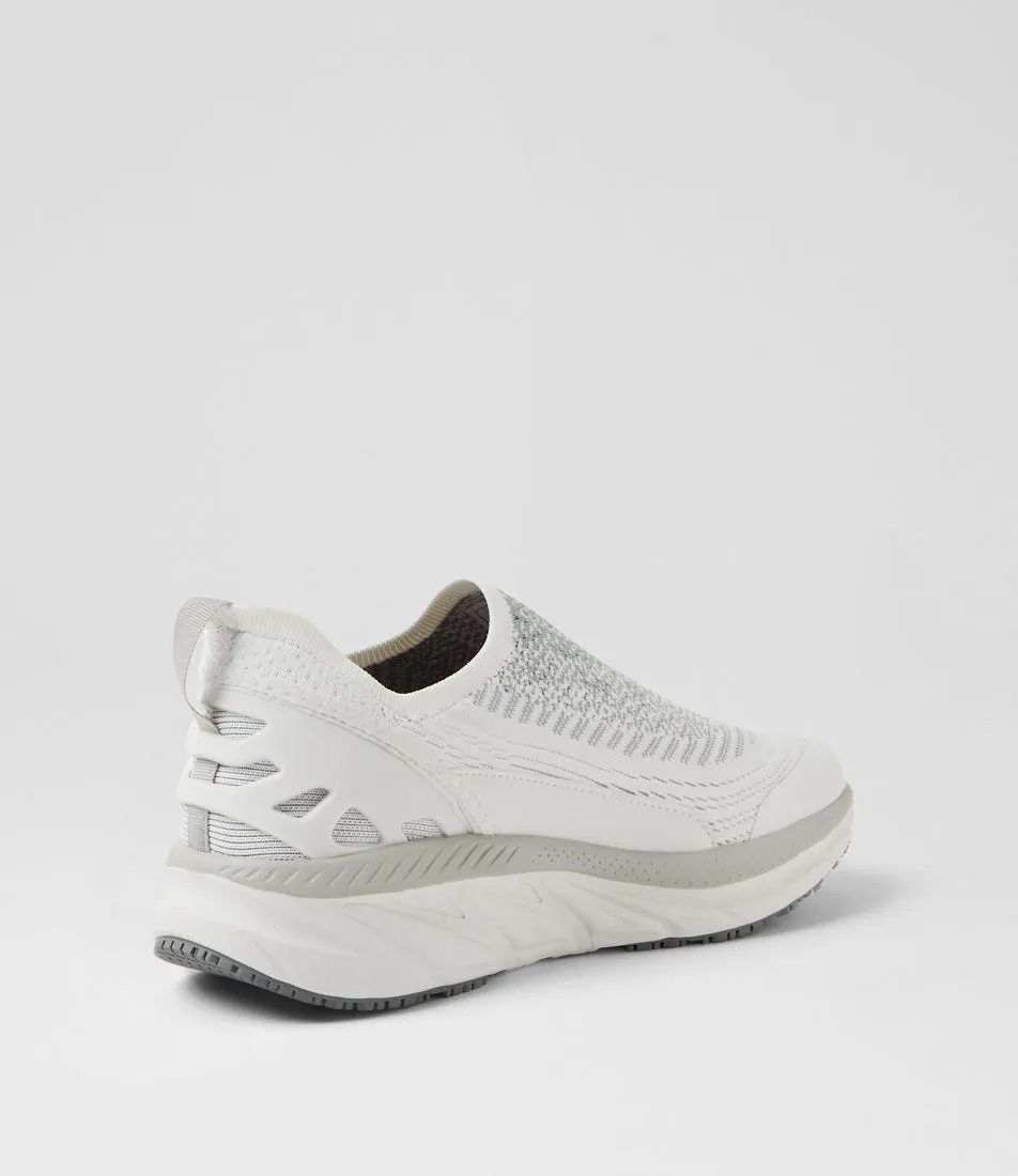 COLORADO Balti White Grey Knit Sneakers