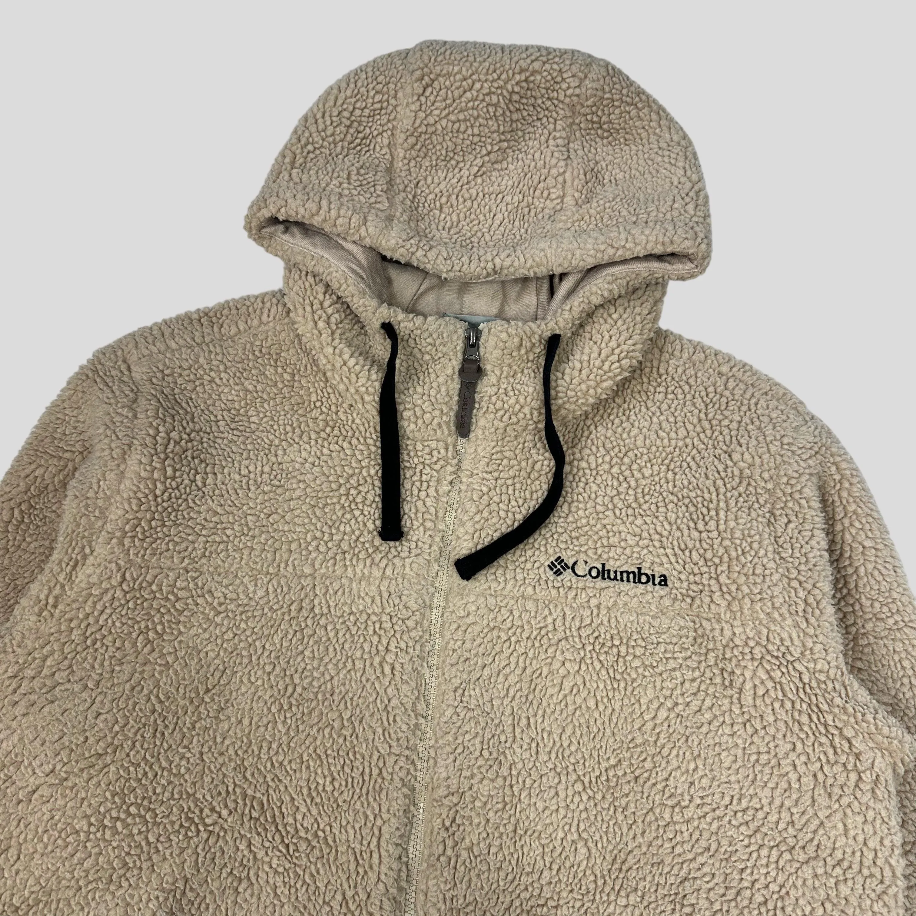 Columbia Deep Pile Hooded Sherpa Fleece - M