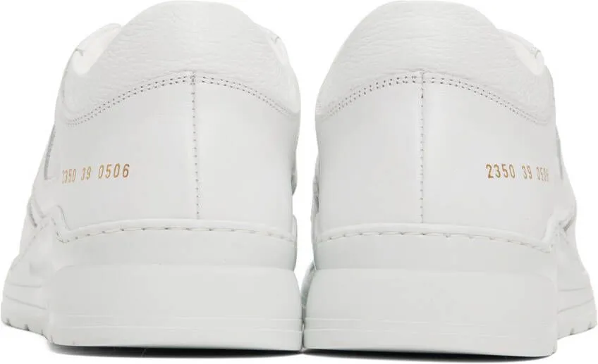 Common Projects White Track Technical Sneakers