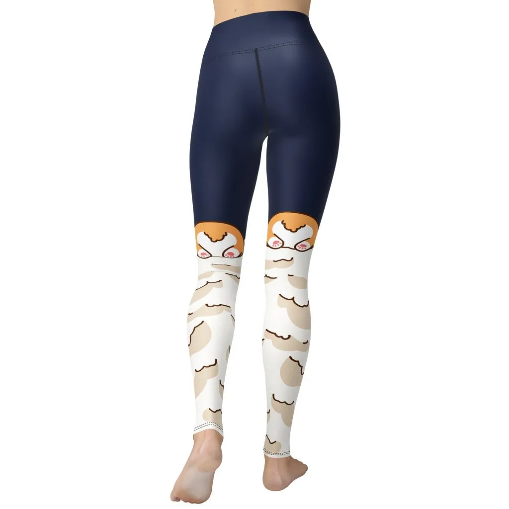 Corgi Design Yoga Leggings