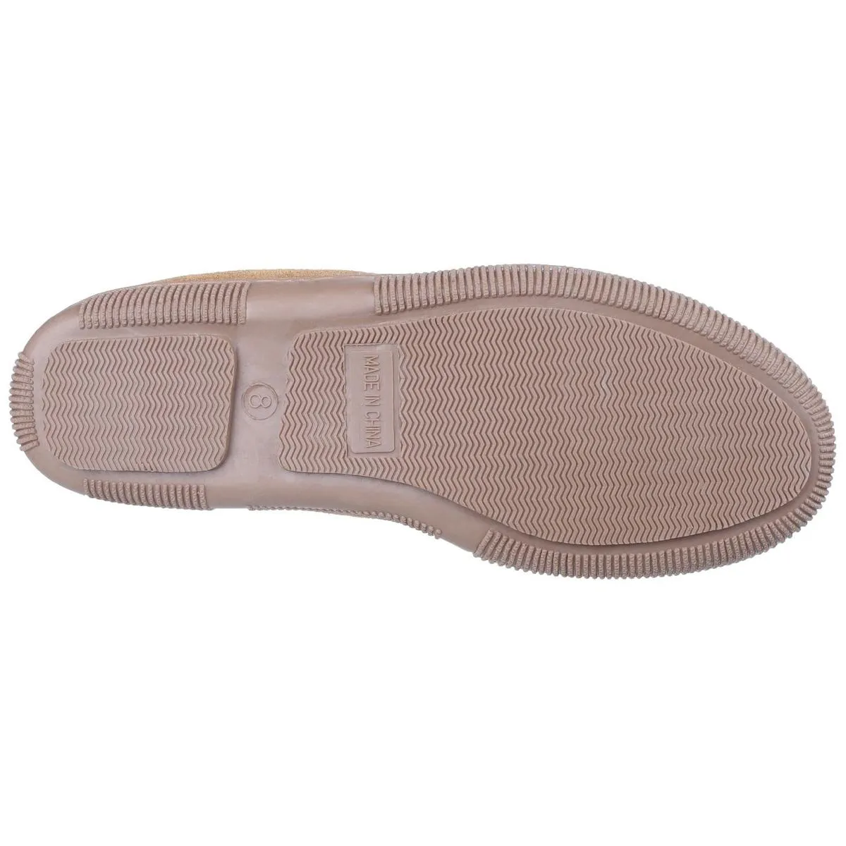 Cotswold Alberta Slip On Moccasin Slipper Beige