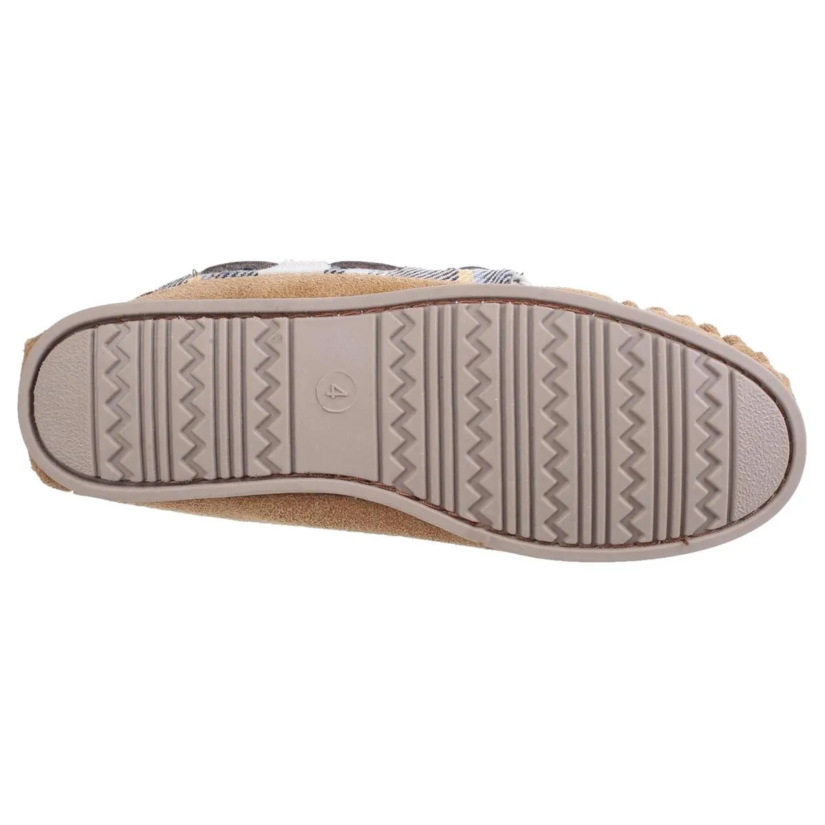 Cotswold Kilkenny Slip on Moccasin Slipper Tan