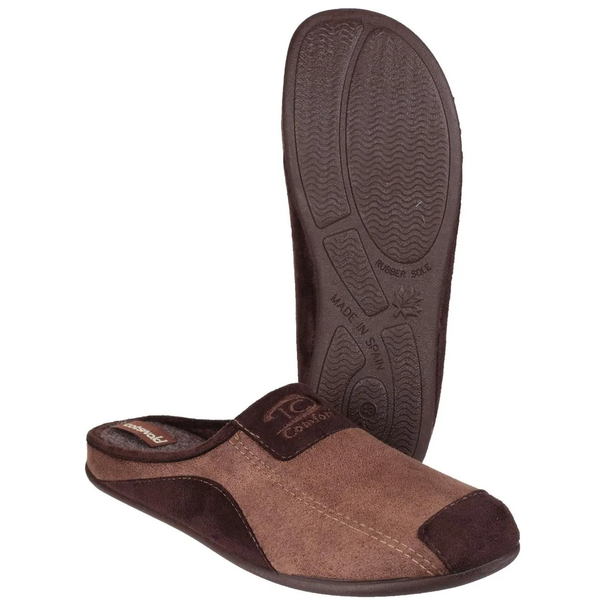 Cotswold Westwell Slipper Brown