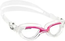 Cressi Flash Womens Swim Goggles - Clear / Pink