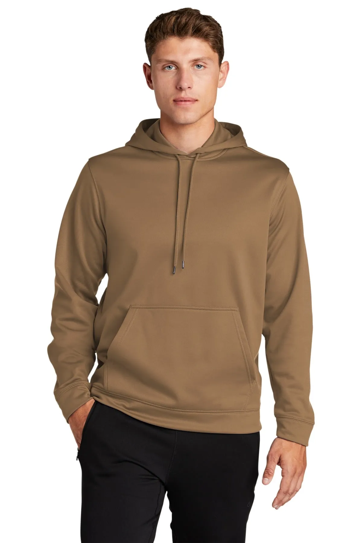 Custom Embroidered - Sport-Tek Sport-Wick Fleece Hooded Pullover.  F244