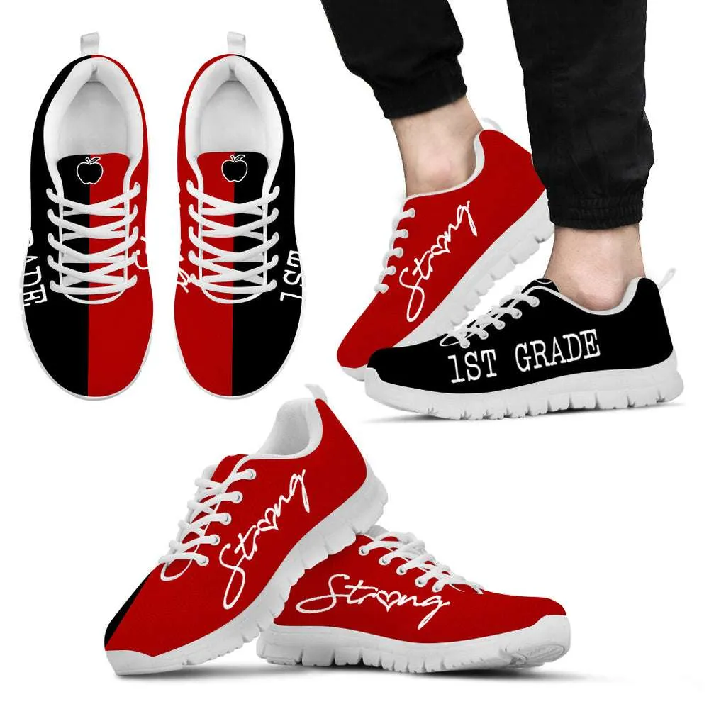 Custom Your Class Strong Heart Graphic Printing Fitness Sneakers For Teacher