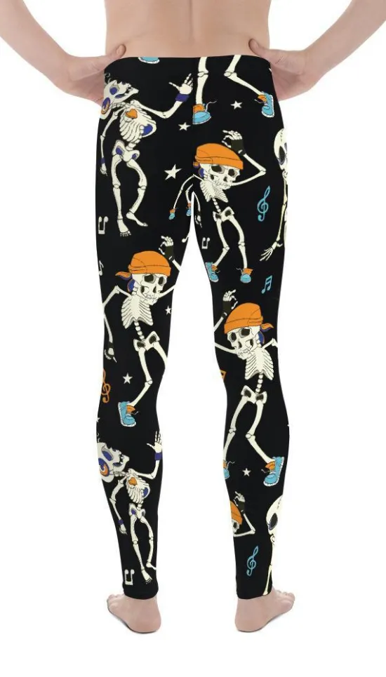 Dancing Skeletons Men's Leggings