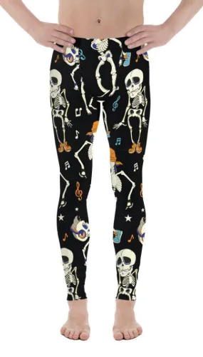 Dancing Skeletons Men's Leggings