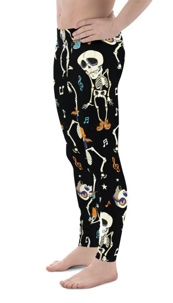 Dancing Skeletons Men's Leggings