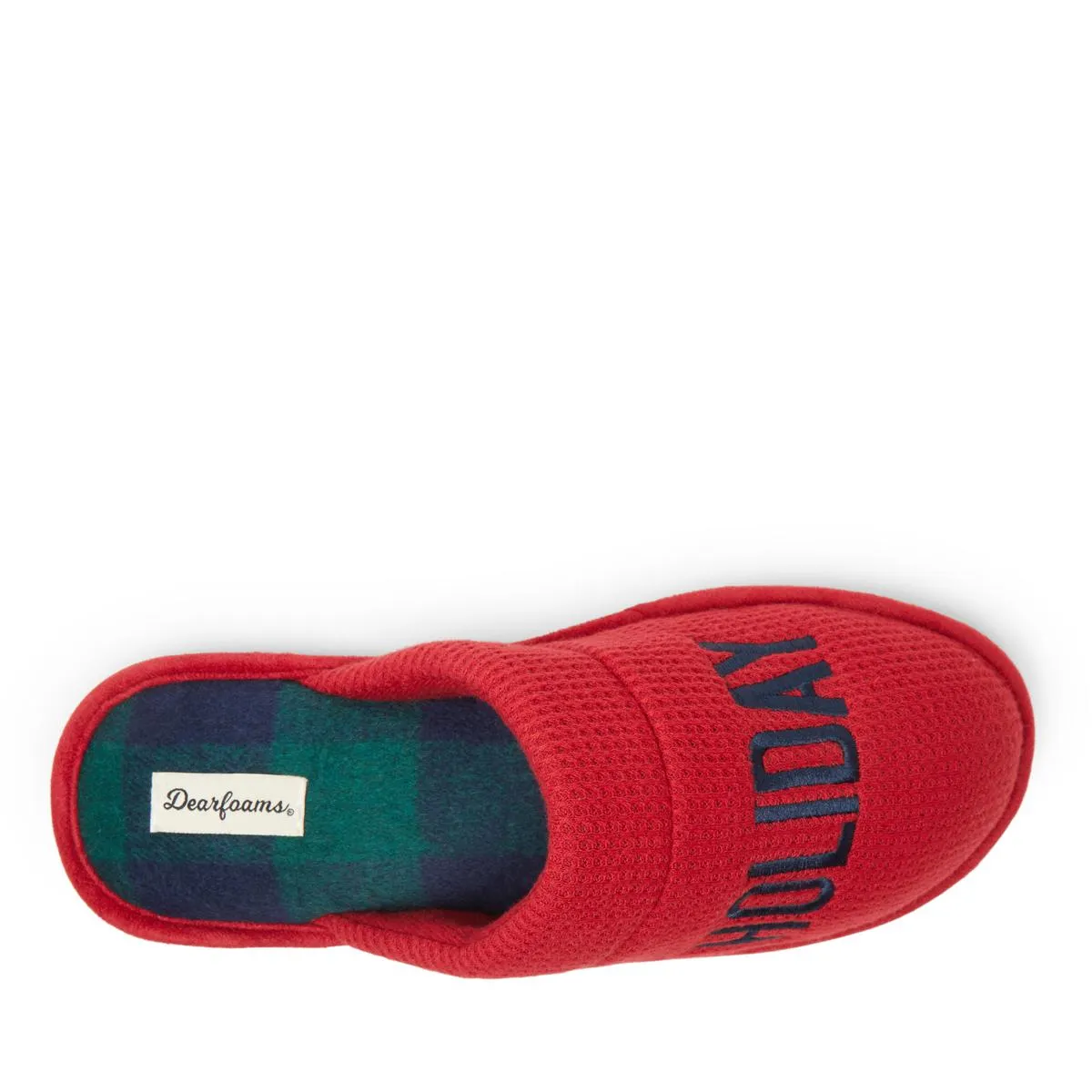      Dearfoams Men's Tyler Holiday Scuff Slipper     