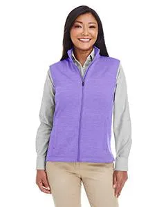 Devon & Jones Newbury Melange Fleece Vest DG797W Grape Heather