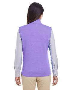 Devon & Jones Newbury Melange Fleece Vest DG797W Grape Heather