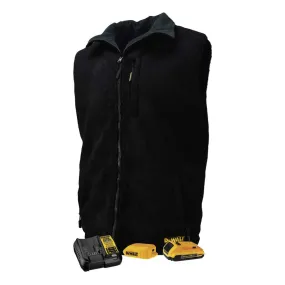 DEWALT HEATED BLACK FLEECE VEST KIT – XL