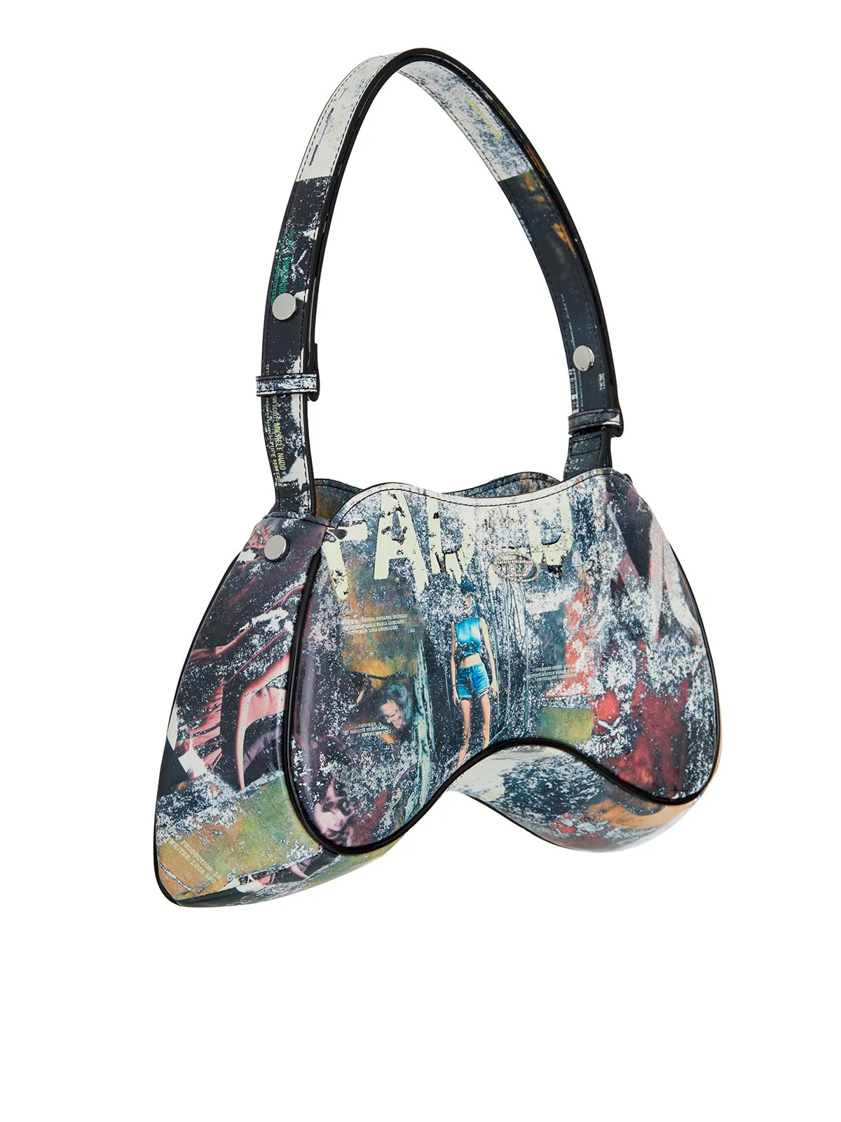 DIESEL Multicolor Leather Shoulder Bag for Women - Limited Edition