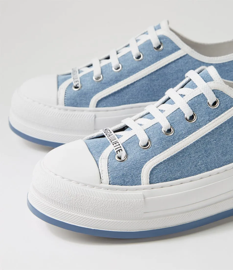 DJANGO & JULIETTE Genesiss Denim Fabric Sneakers