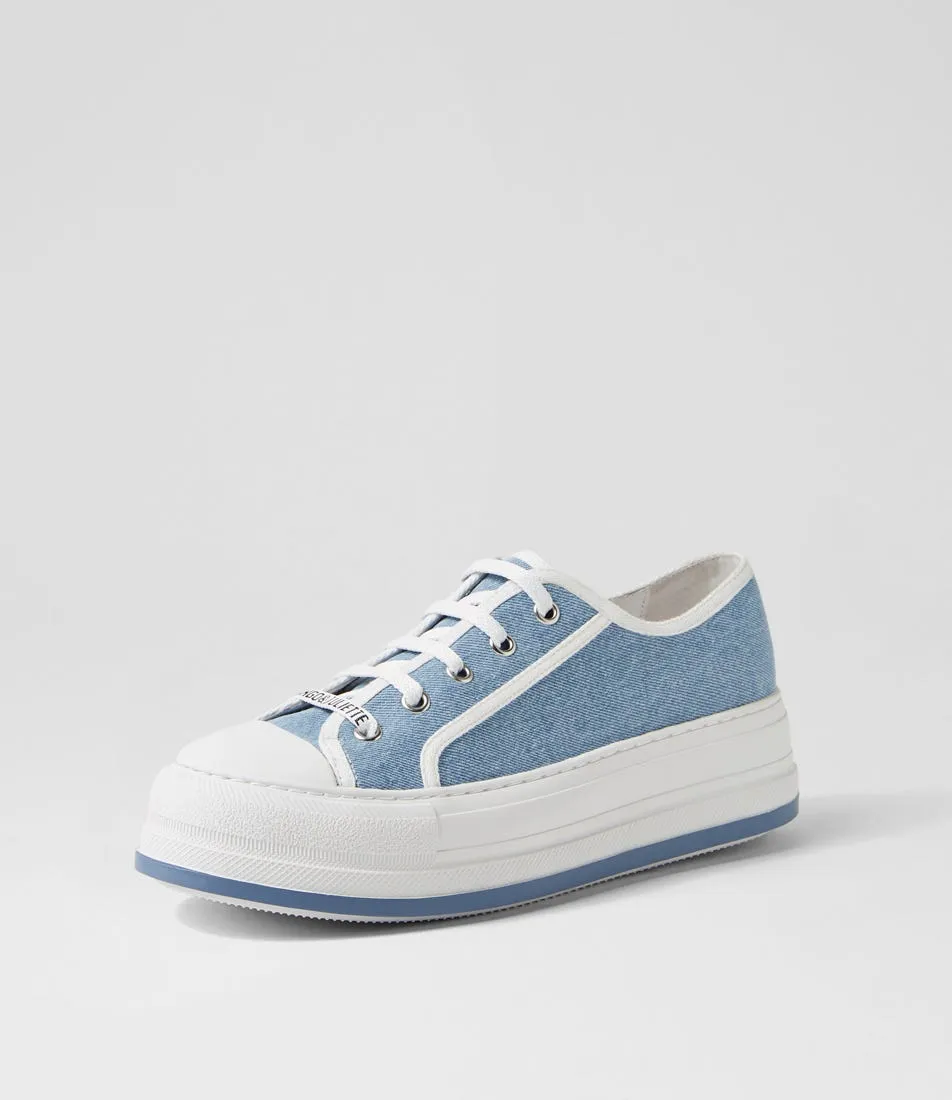 DJANGO & JULIETTE Genesiss Denim Fabric Sneakers